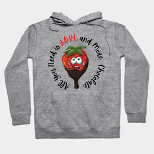 Strawberries - Love and More Chocolate Hoodie